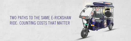 Two Paths to the Same E-Rickshaw Ride: Counting Costs That Matter